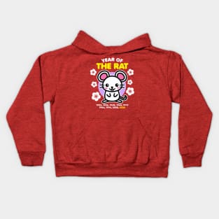 Year of the Rat 2020 Happy Chinese Zodiac New Year Kawaii Kids Hoodie